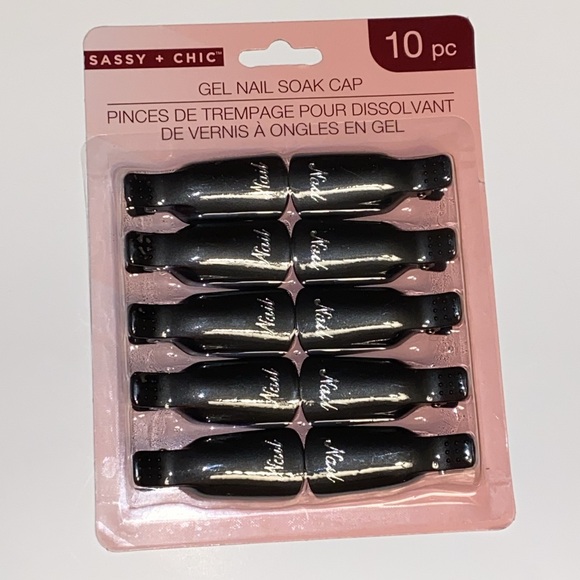 $6 or Free Gift w/Bundle Gel Nail Polish Soaking Caps Clip Cover Pink or Black - Picture 3 of 5